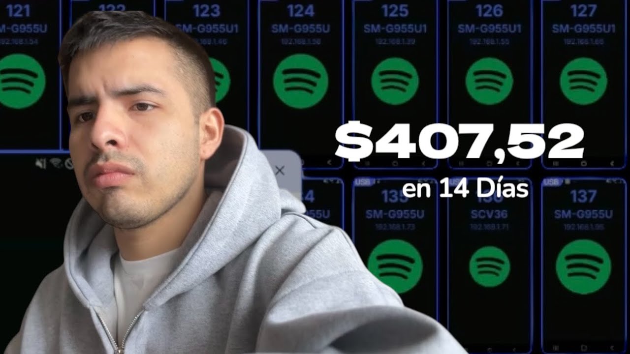 Spotify + Genfarmer la F&oacute;rmula para Generar Ingresos con Granjas de Bots ( En Espa&ntilde;ol)