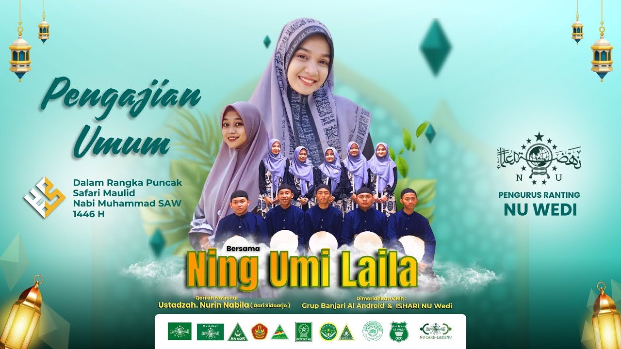 🔴 LIVE PENGAJIAN UMUM NING UMI LAILA - PUNCAK SAFARI MAULID NABI MUHAMMAD SAW 1446 H - PRNU WEDI