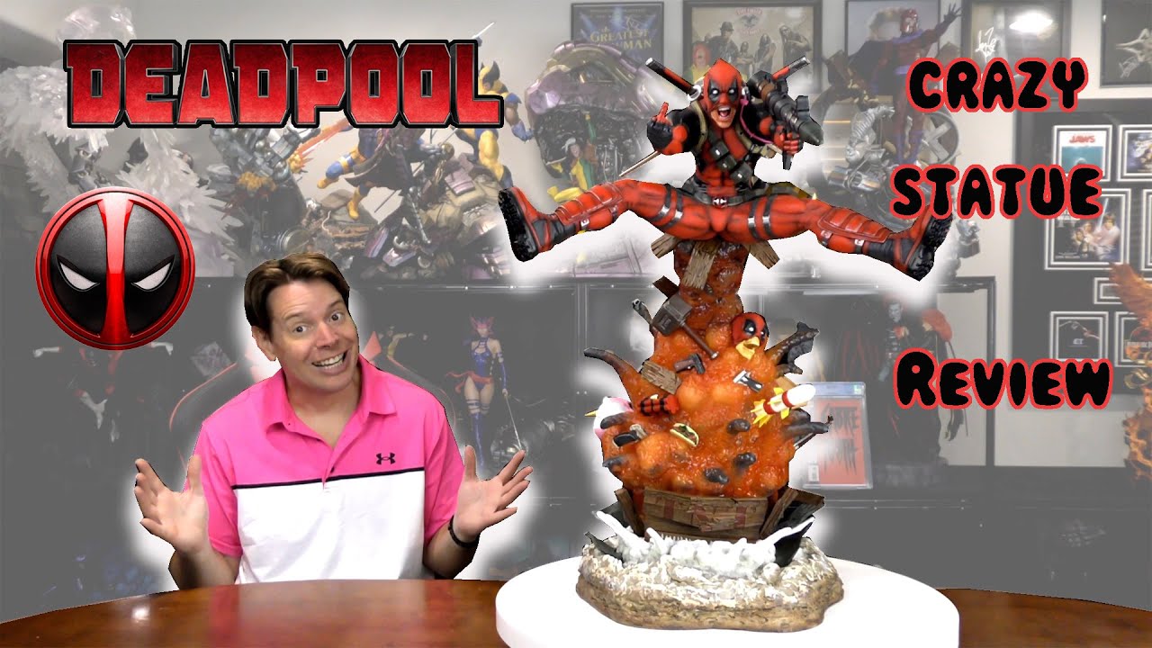 CRAZY DEADPOOL STATUE REVIEW