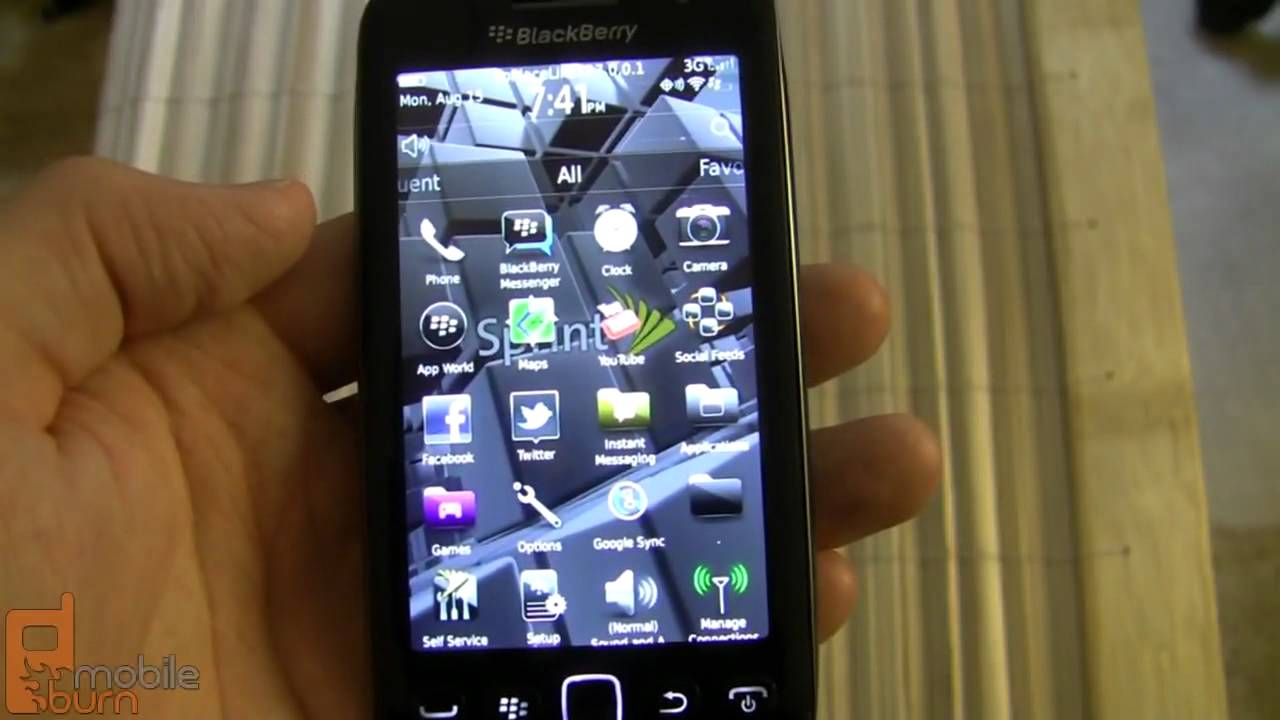 RIM BlackBerry Torch 9850 (Sprint) smartphone video tour