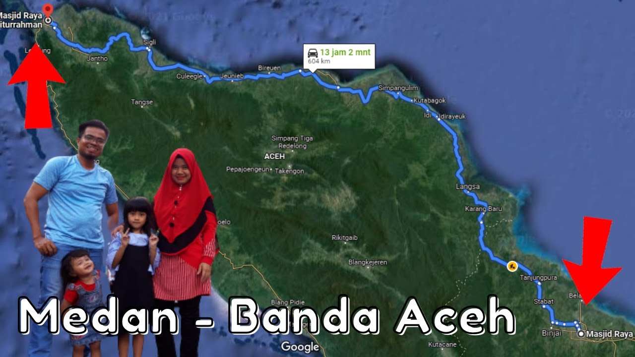 PERJALANAN MEDAN BANDA ACEH NAIK MOBIL
