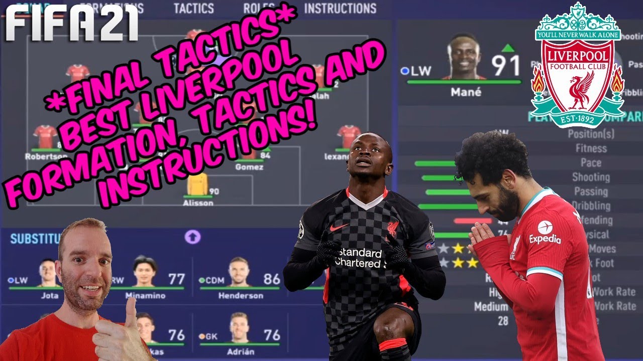 *FINAL TACTICS* FIFA 21 - BEST LIVERPOOL Formation, Tactics and Instructions