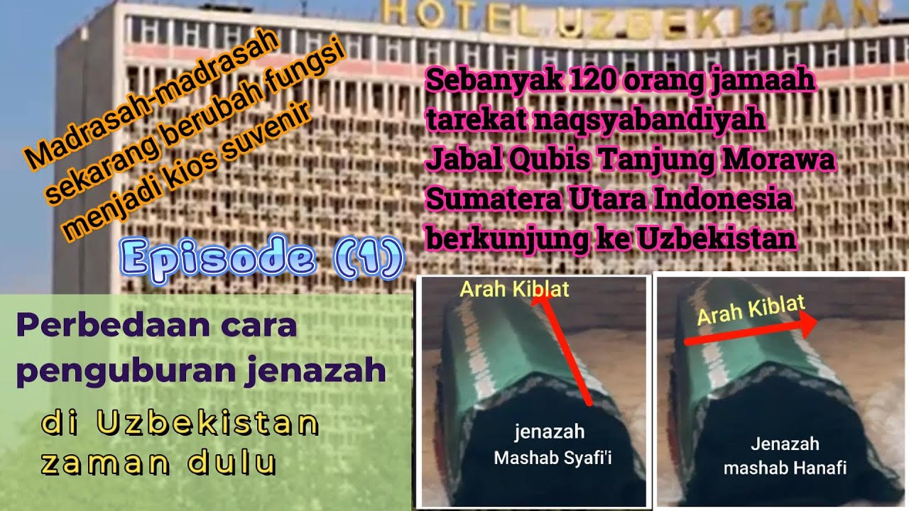 Episode (1). Posisi jenazah dikubur berbeda II Ziarah ke maqam ulama tarekat di Uzbekistan.