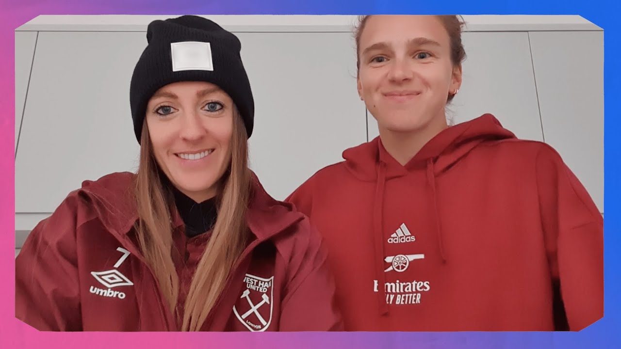 VLOG | West Ham take on Arsenal & UEFA Women's EURO draw reaction 😱 | Lisa Evans