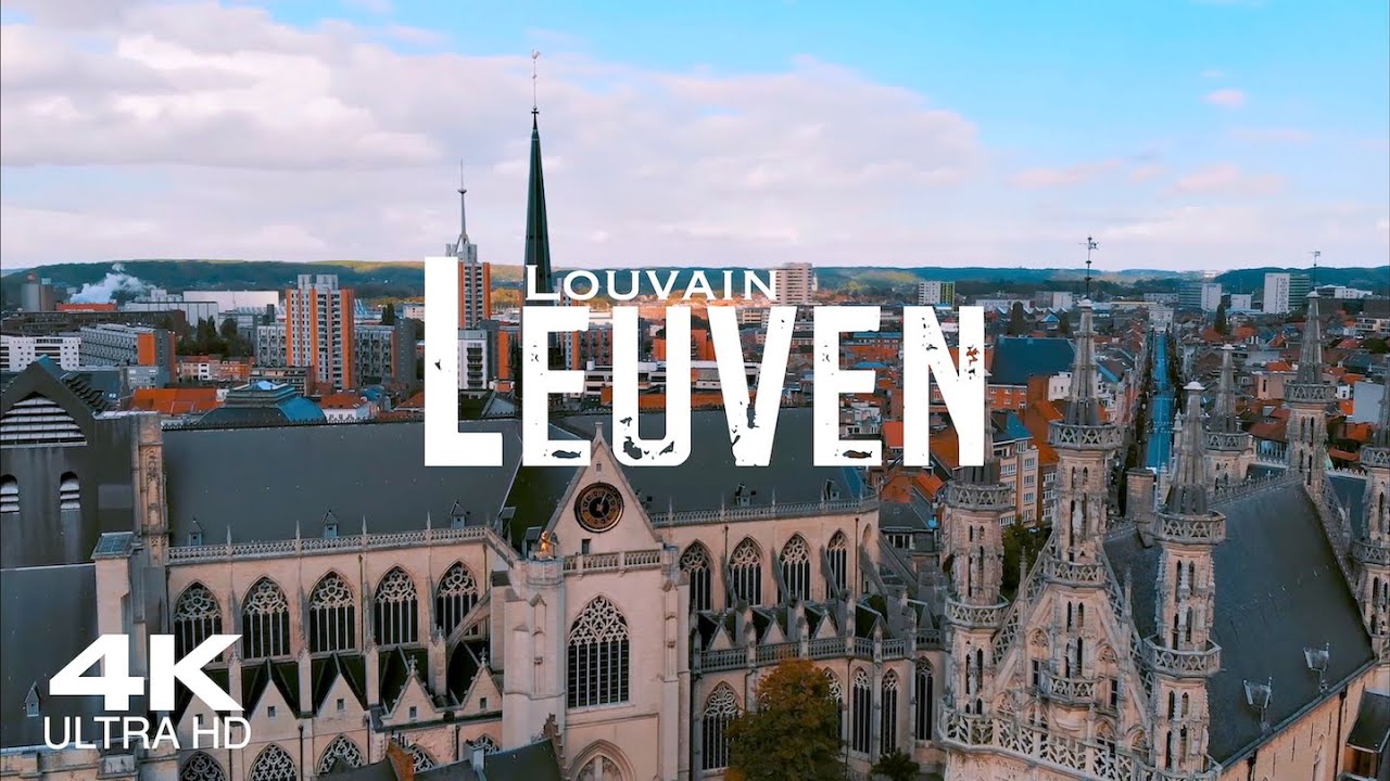 LEUVEN 🇧🇪 Louvain Drone Aerial 4K 2025 | Belgium België Belgique Vlaanderen