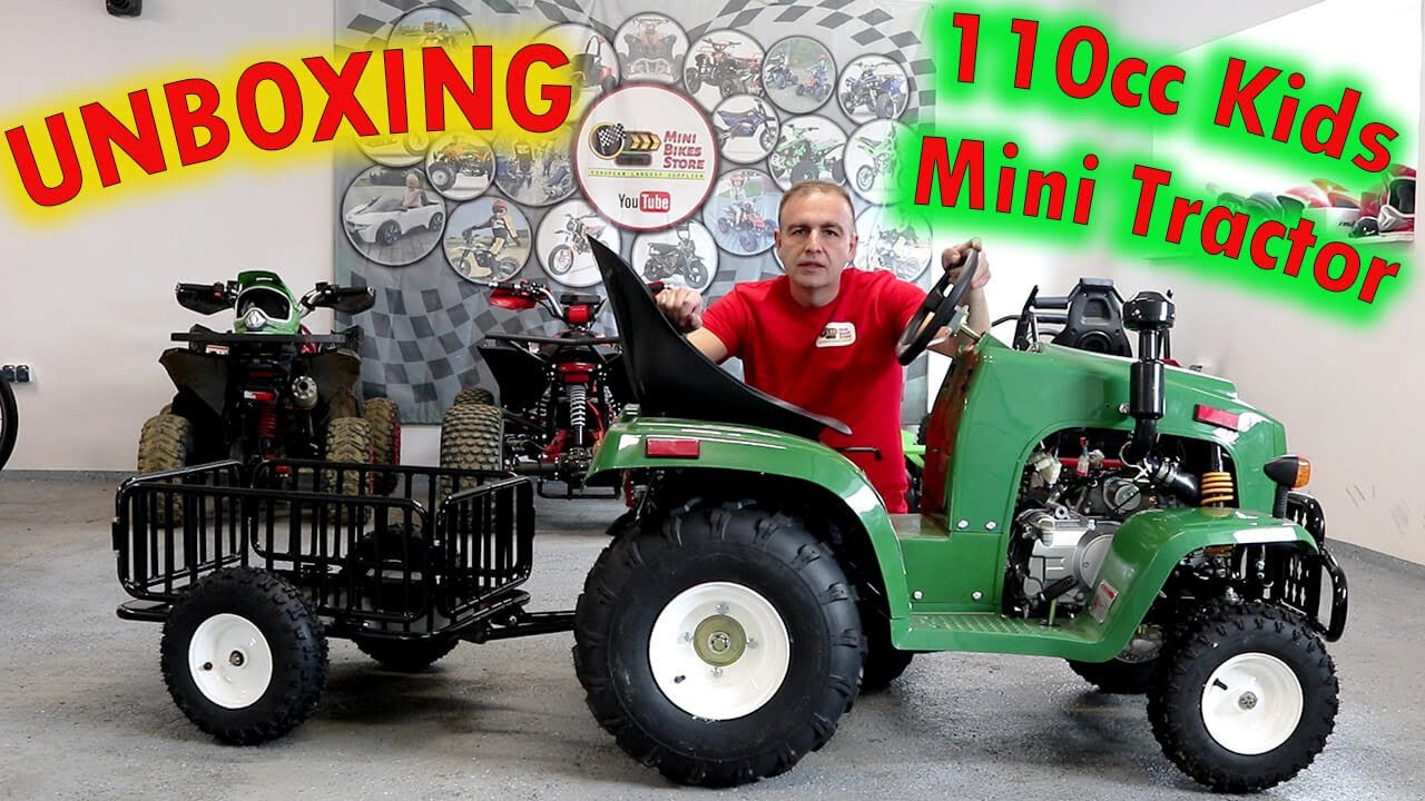 Детский мини-трактор 110 куб. см от Nitro Motors (Германия). Распаковка и сборка