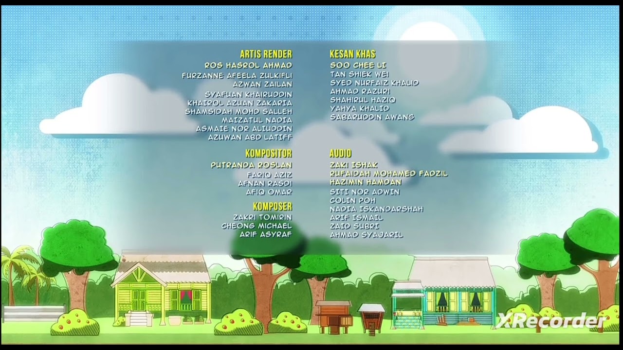 Upin Ipin 2012 End Credits Musim 12