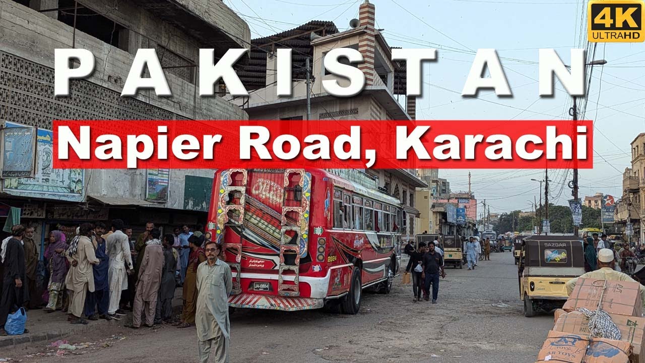 Napier Road Walking Tour | Karachi, Pakistan | Full Mooni Vlogs | 4K UHD