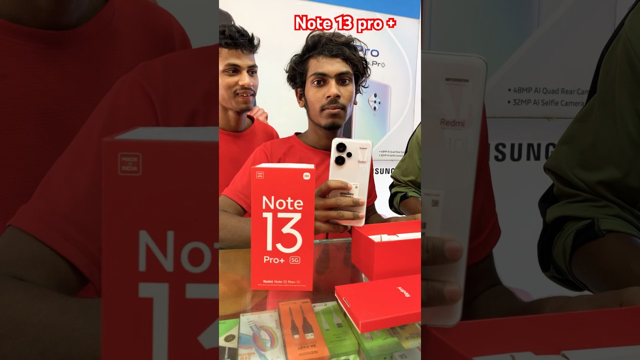 Mi note 13 pro plus #youtubeshorts #redminote #redminote13proplus 😍