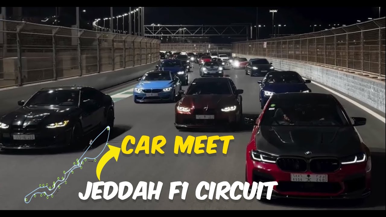 Jeddah F1 Circuit Car Meet *Raw Footage*