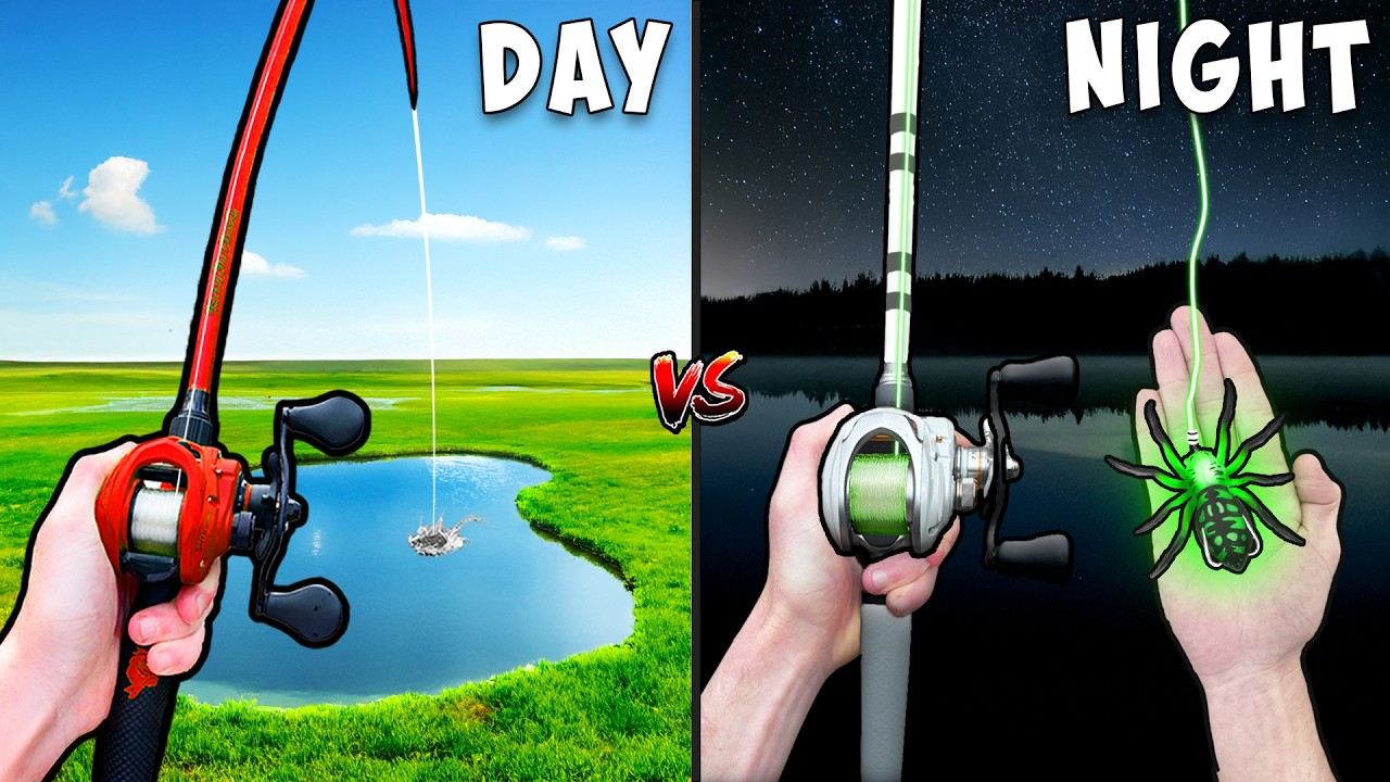 Day vs Night Fishing Challenge