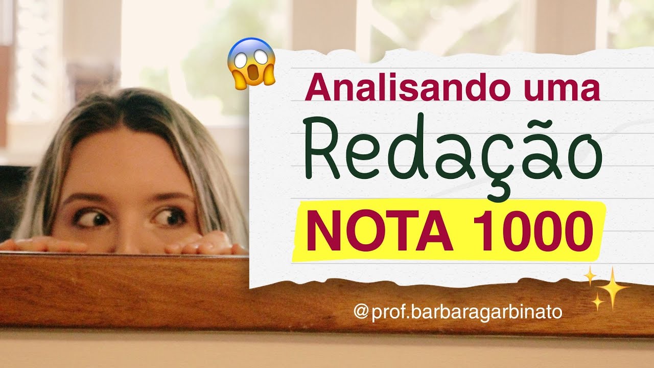 Analisando uma Redação NOTA 1000 no Enem 2024! 🔥