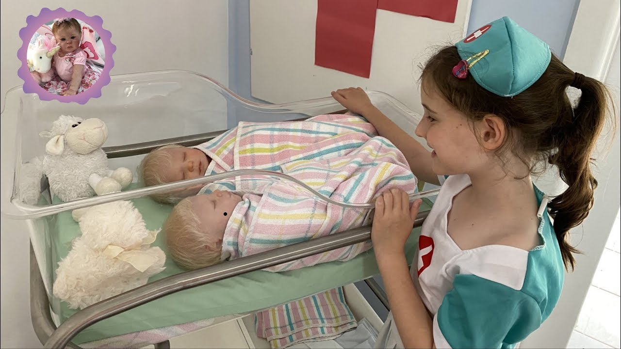 *REBORN HOSPITAL ROLEPLAY* it's TWINS! Nurse Aliyah gets a Special NEWBORN DELIVERY