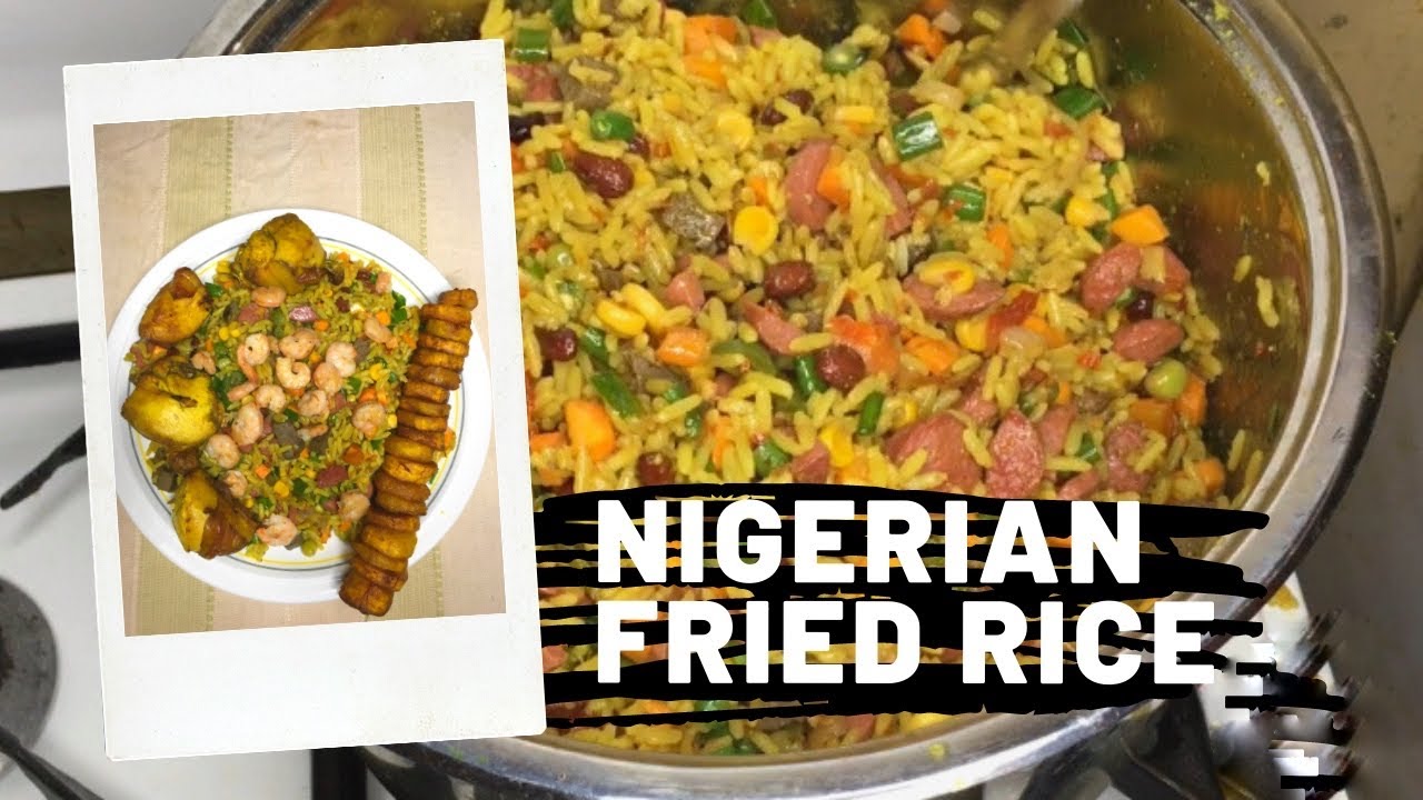 NIGERIAN FRIED RICE/CHICKEN FRIED RICE #nigerianjollofrice #nigerianstyle #specialfriedrice #fried