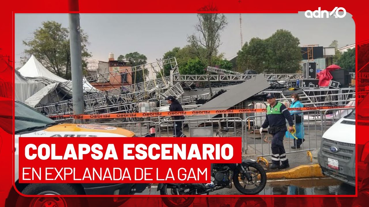 🚨¡Última Hora! Reportan varios heridos tras caída de estructura en la alcaldía Gustavo A. Madero