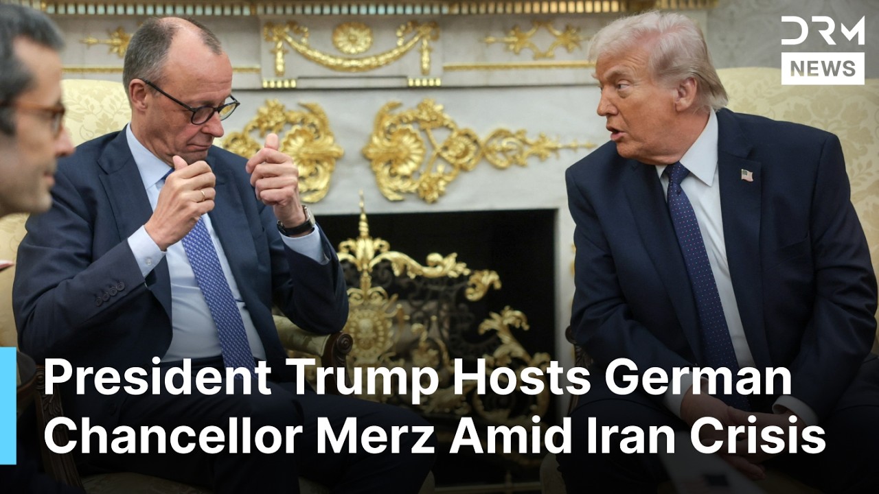 FULL MEETING: Merz Meets Trump to Discuss Middle East Security | DRM News | AC1F