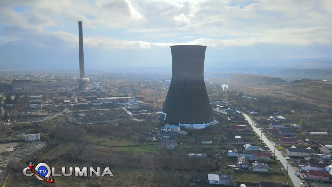 PRĂBUȘIREA TURNURILOR TERMOCENTRALEI DOICEȘTI