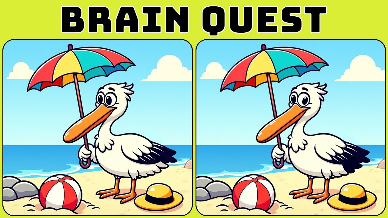 Brain Workout: Spot All Differences!