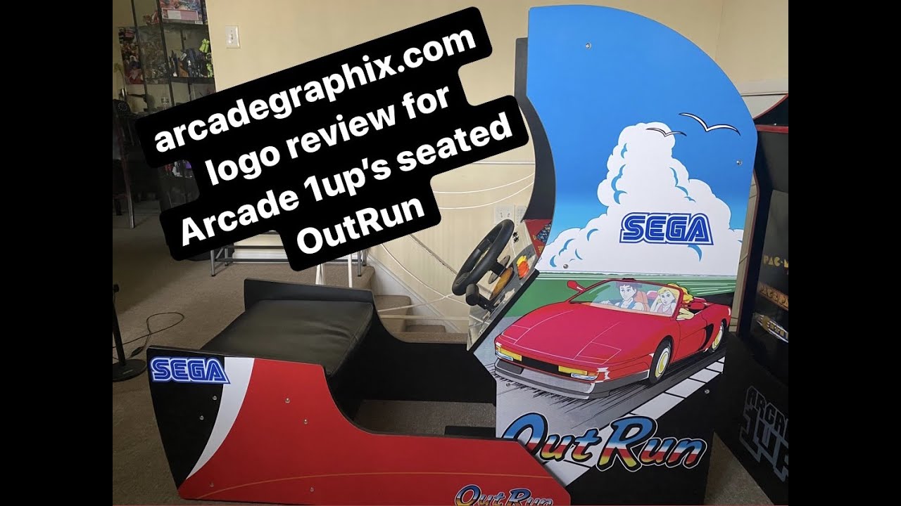 Sega logos for my Arcade 1up Seated OutRun cab
