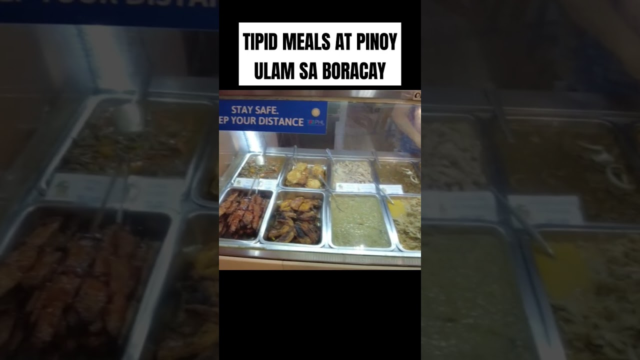 TIPID MEALS AT ULAM SA BORACAY