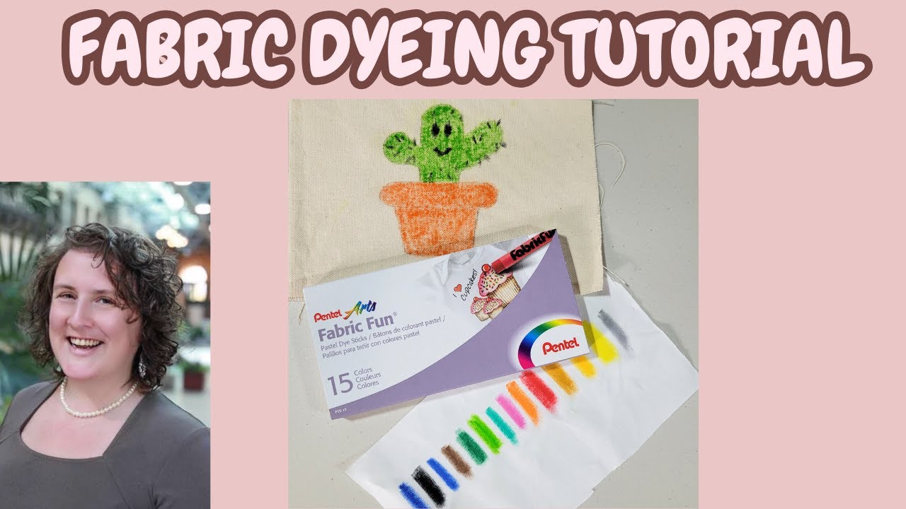 How to Use Pentel Arts Fabric Fun Pastel Dye Sticks | Fabric Painting with Faodail Creation