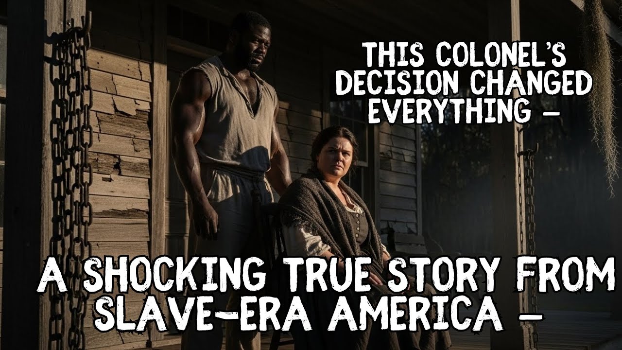 This Colonel’s Decision Changed Everything — A Shocking True Story From Slave-Era America
