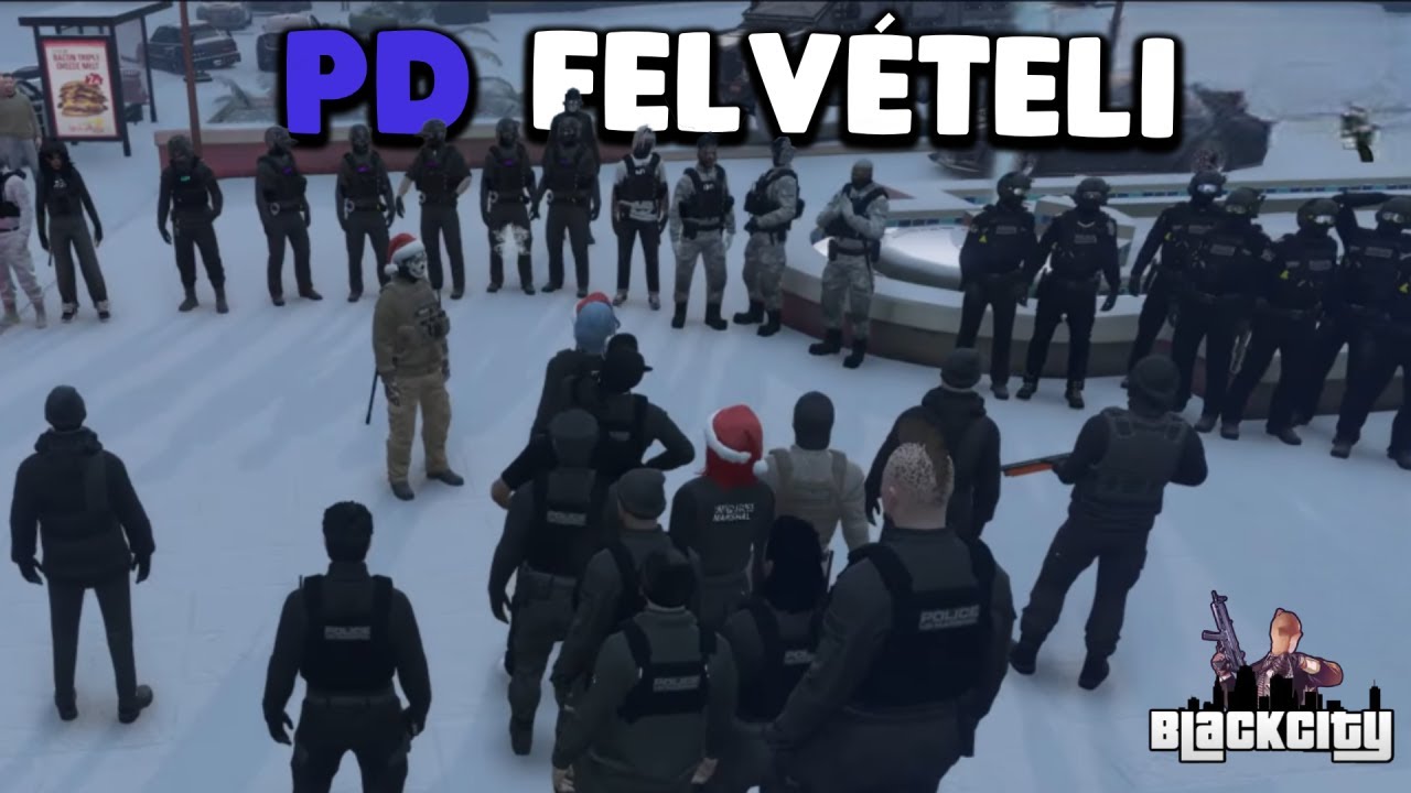 PD FELVÉTELI? - Black City RP - 01.03.