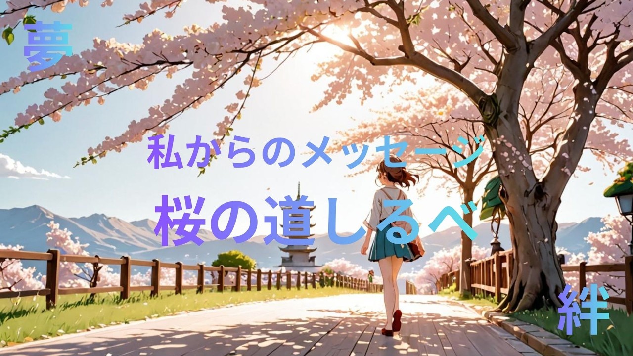 AIロサリオの音楽桜の道しるべ定期配信9#オリジナル #Jポップ #AI音楽 #AIボーカル #SUNOU #BGM＃咲きほこれ愛しさよ