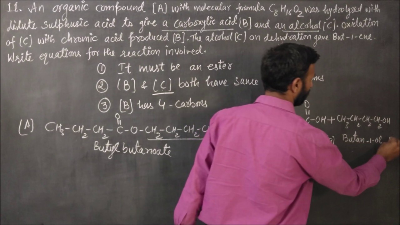 Exc. Q.  12.11 | Aldehyde,ketone and carboxylic acid  | word problem 3