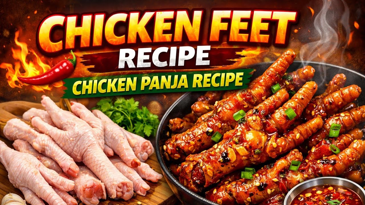 Chicken Panja Curry Recipe | Spicy Desi Chicken Feet Curry