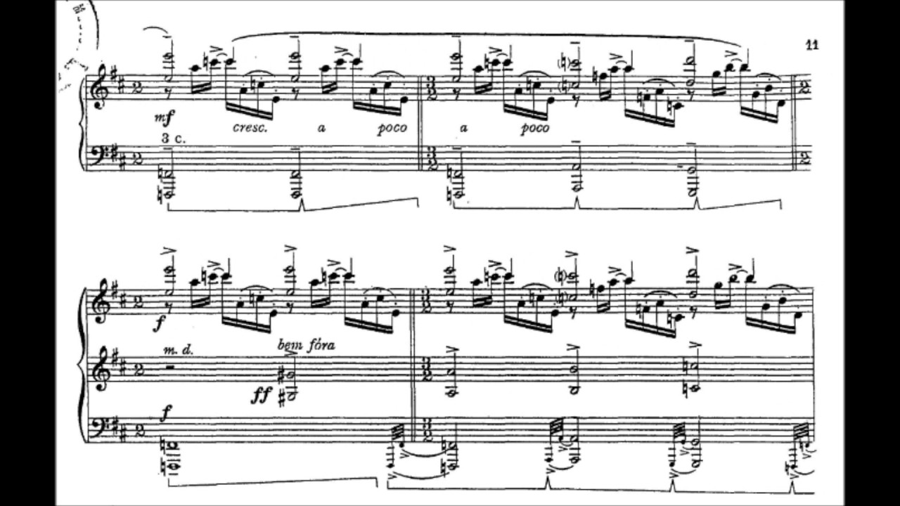 Francisco Mignone - Sonata No.1 para piano (Joel Bello Soares, piano)
