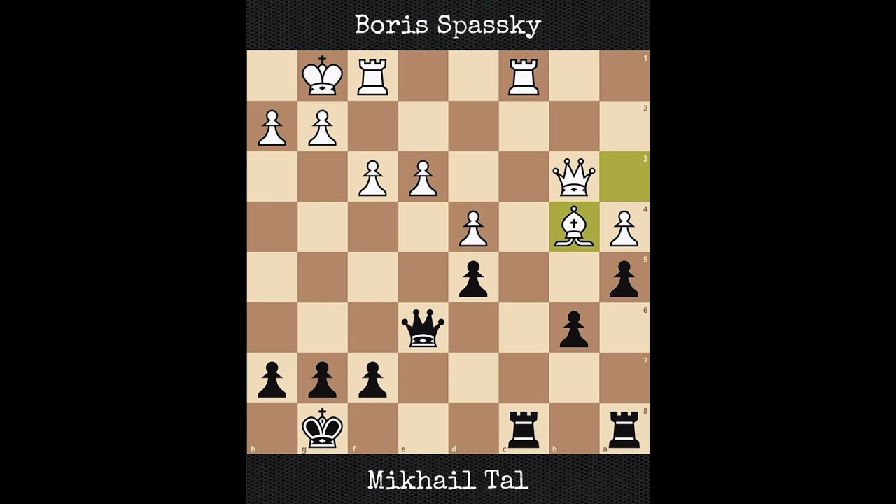 Boris Spassky vs Mikhail Tal | USSR Championship (1958)