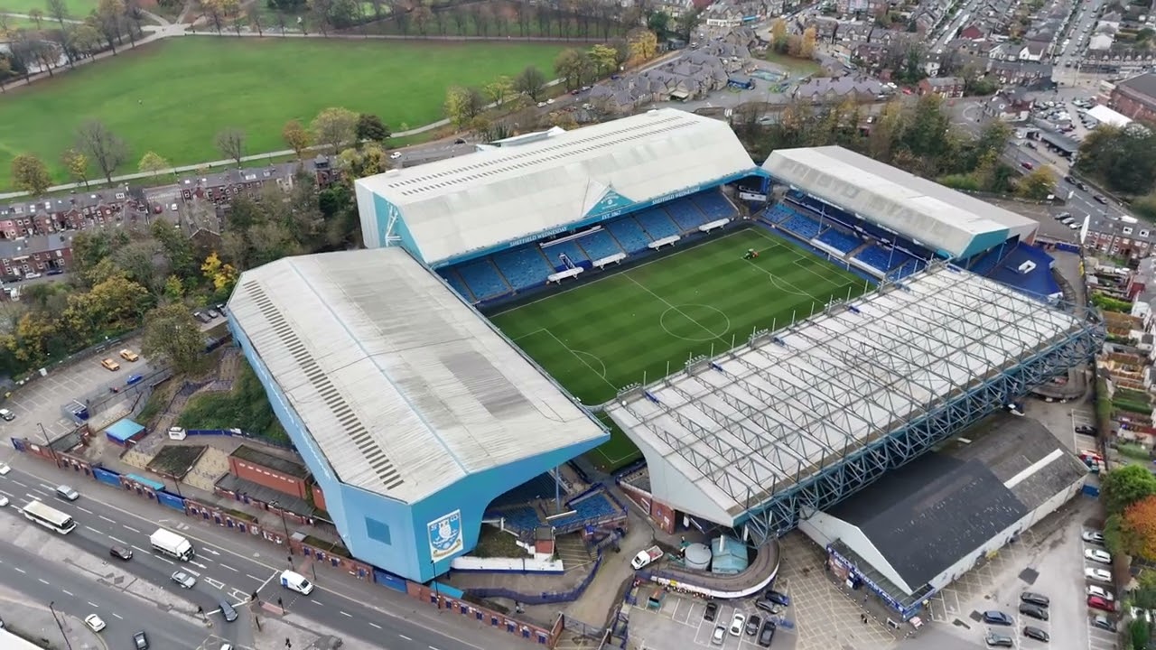 Hillsborough Stadium - The Home of Sheffield Wednesday FC.