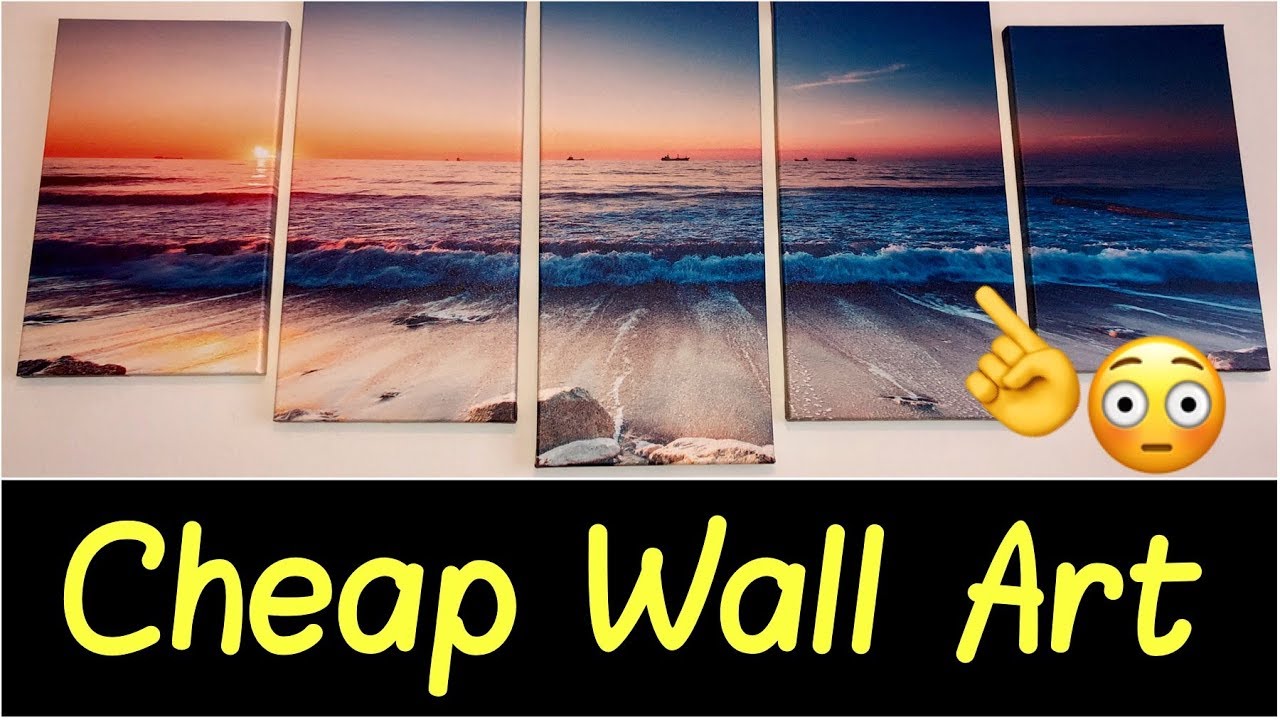 ✅Canvas Wall Art for Office Wall, Living Room, Bathroom | 5 Piece Canvas Wall Art Modern Home Decor