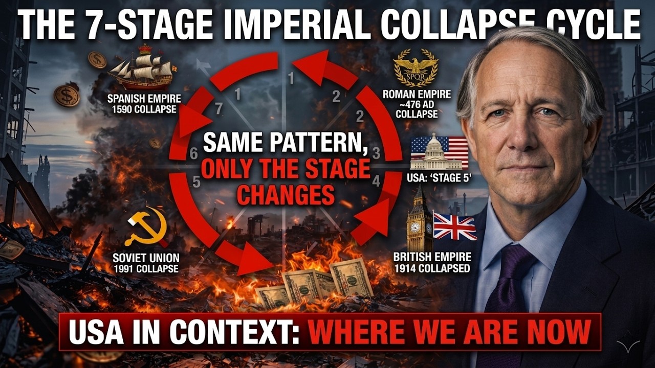 The 7-Stage Collapse Pattern: Spain, Britain, USSR... USA Is At Stage 5