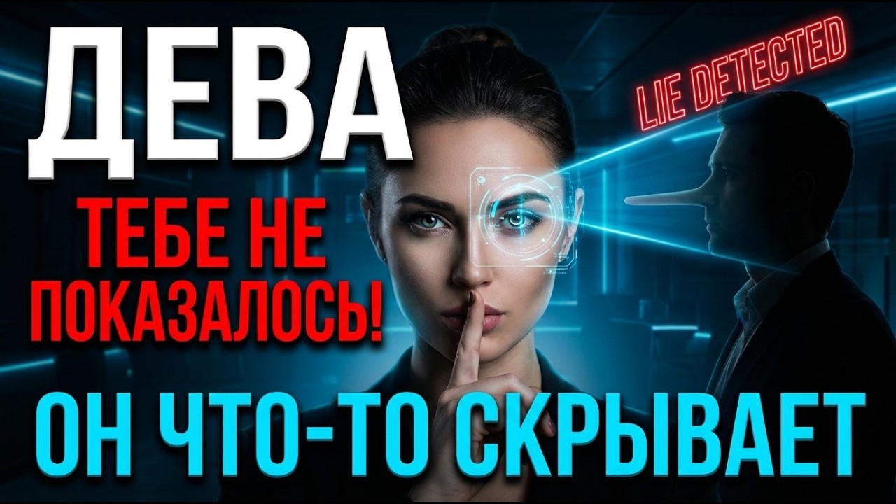 ДЕВА, ОН ВАМ ВРЕТ? КАК ДЕВЕ ЗА 1 МИНУТУ РАСПОЗНАТЬ ОБМАН В ФЕВРАЛЕ 2026