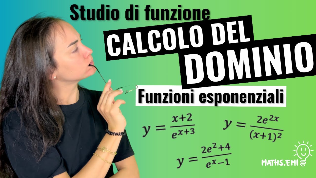 DOMINIO di funzioni ESPONENZIALI: teoria completa ed esercizi spiegati #matematica #esponenziali