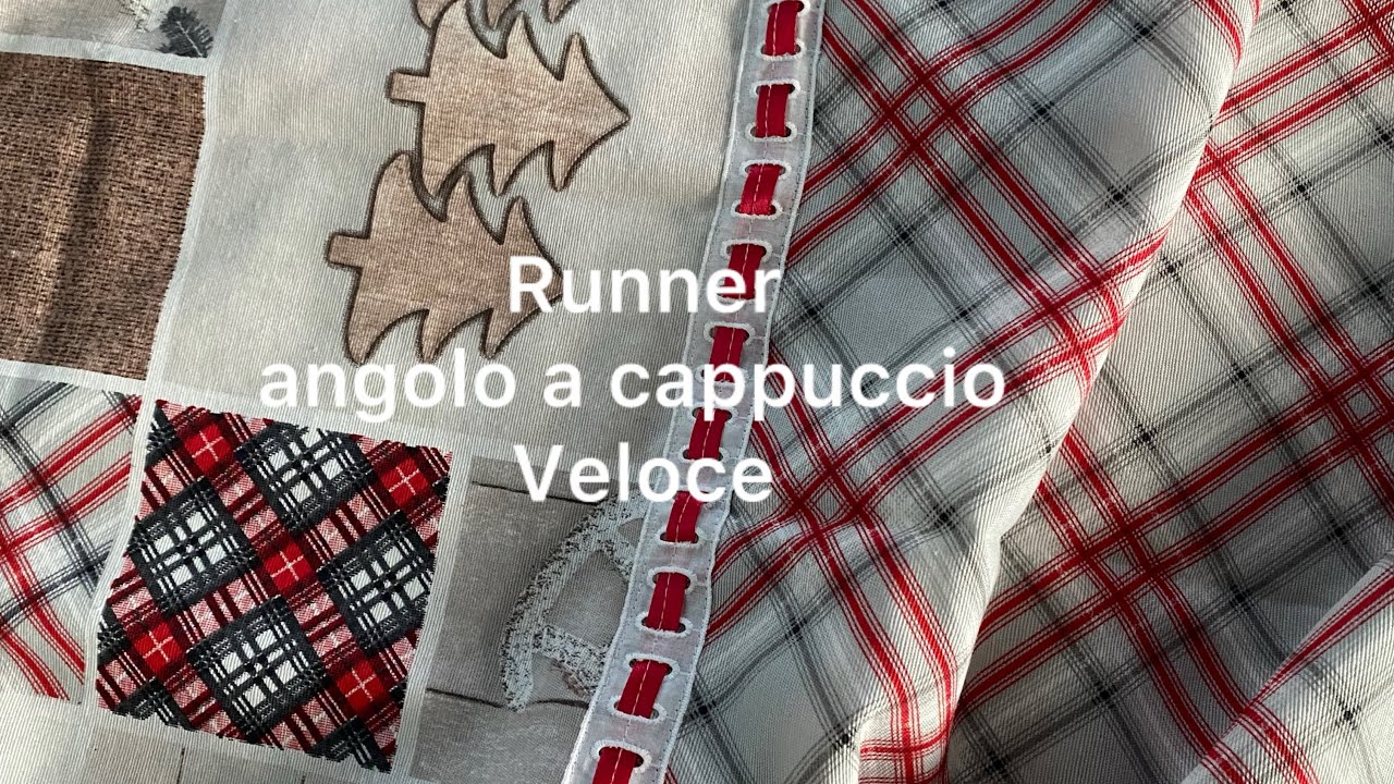 Runner angolo a cappuccio