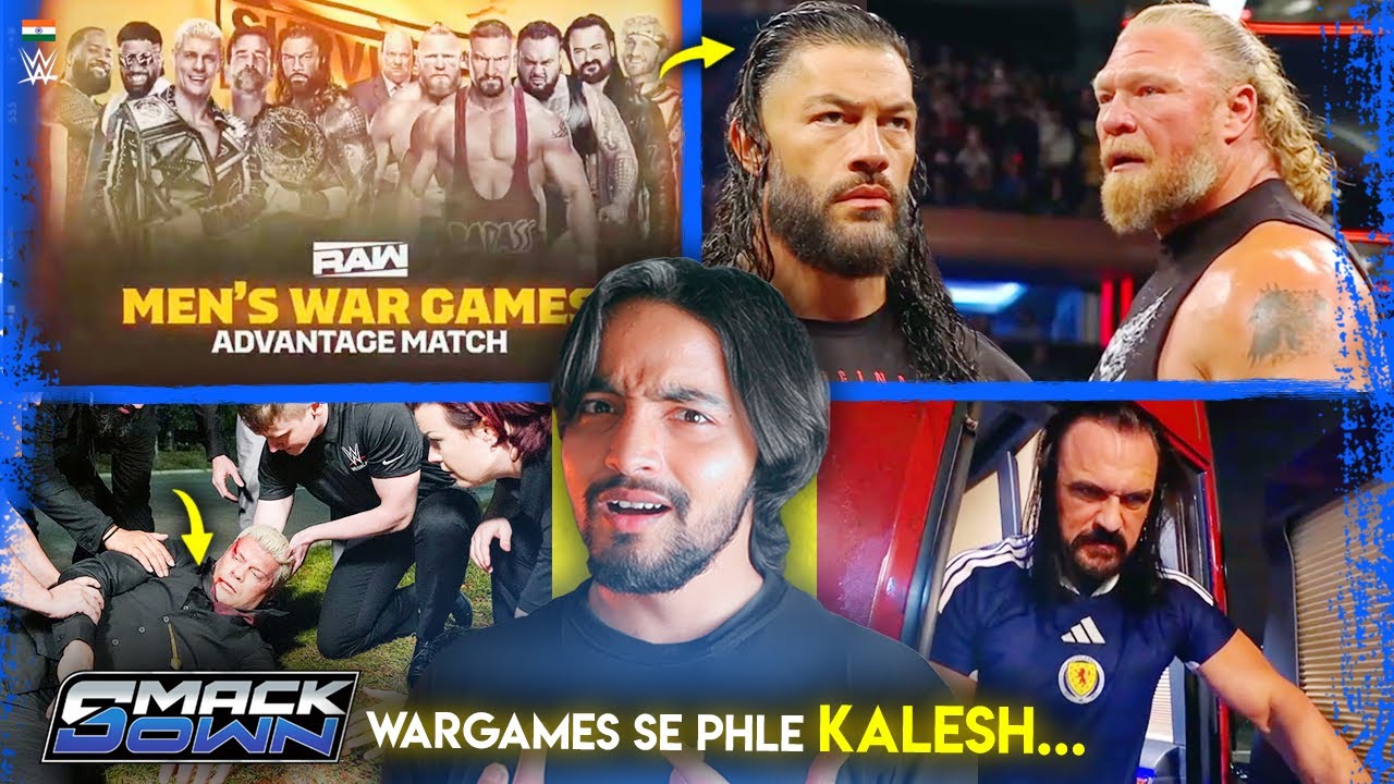 'Itna Bura Attack😯' Huge WarGames Advantage Match - WWE Smackdown Highlights