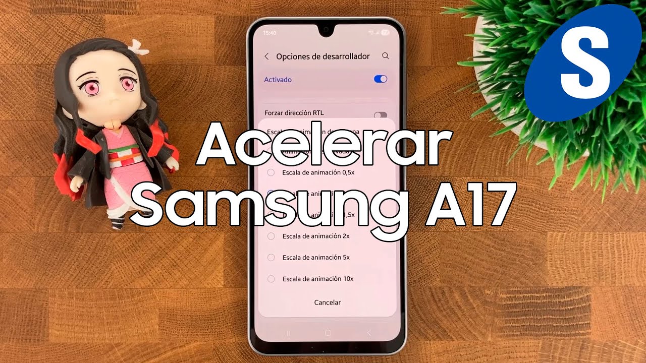 Como Activar el Modo Desarrollador y Acelerar un Samsung A17 - Samsungizate