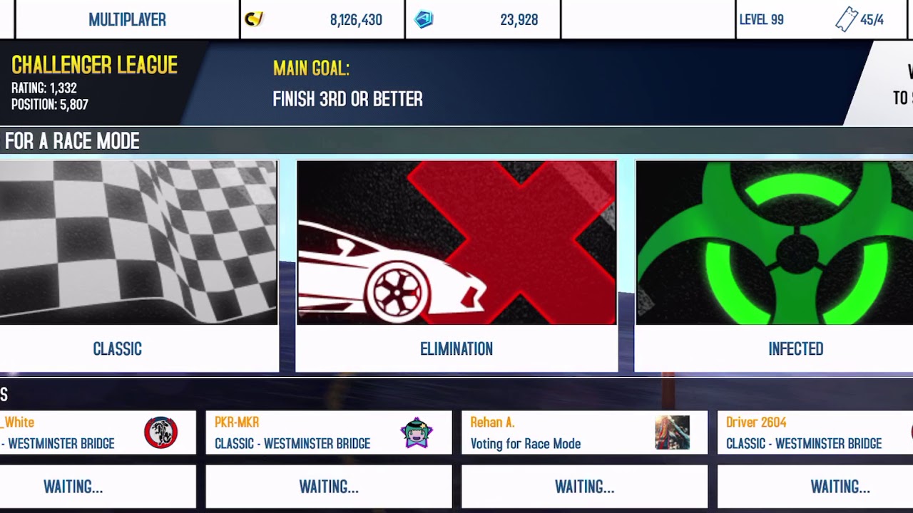 Asphalt 8 Spring update 2018 graphics bug in MultiPlayer