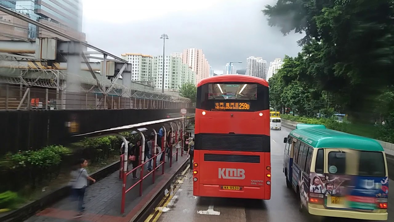 Hong Kong Bus KMB ATENU1459 @ 1A 九龍巴士 Alexander Dennis Enviro500 MMC New Facelift 中秀茂坪 尖沙咀碼頭