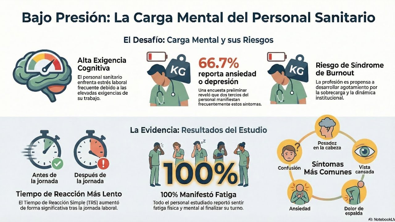 🩺 Estrés y Fatiga Mental en el Personal Sanitario: Un Estudio de Caso Real