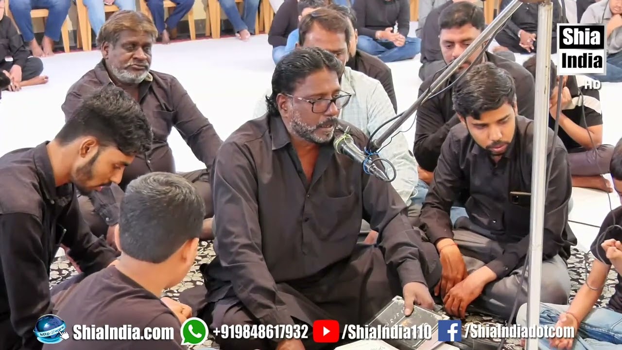 24th Rajab 1443H Majlis-e-Aza Shahadat-e-Imam-e-Musa-e-Kazim (A.S) From Moosa Ibne Jaffar, Hyderabad
