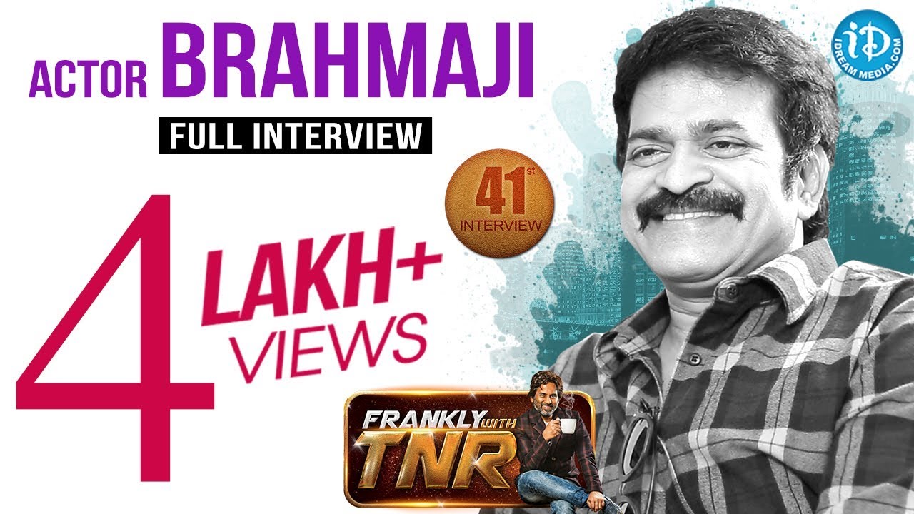 Actor Brahmaji Exclusive Interview || Frankly with TNR #41 || Talking Movies with iDream #239