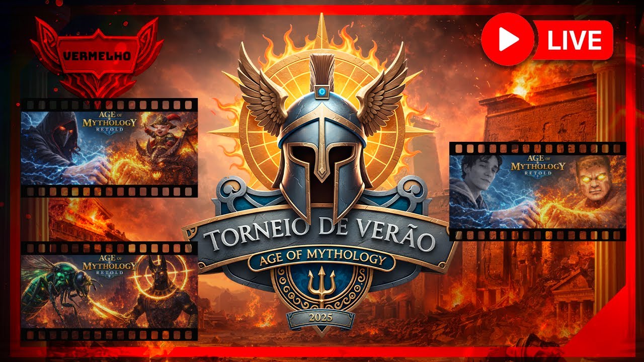 🔴 Torneio de Verão | Rodada tripla | Age of Mythology - Retold