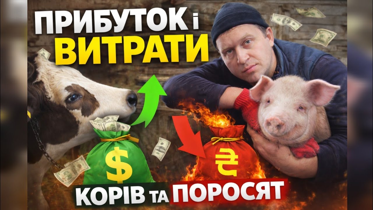 ‼️Прибуток у 2025 році з Корови та Поросят 🐄🥛🐷🐖💰 #cow #pig #milk #farmer #farming 
