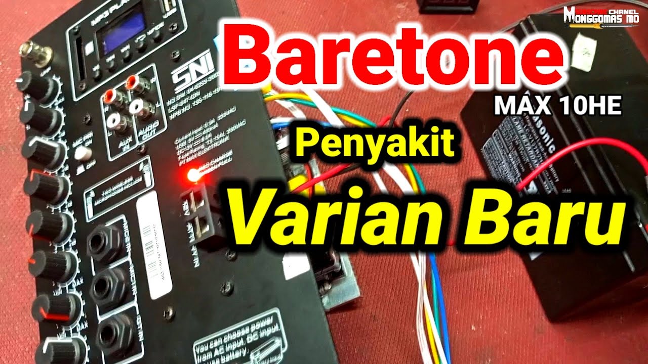 Speaker Baretone diCas Lampu Tidak Mau Berubah