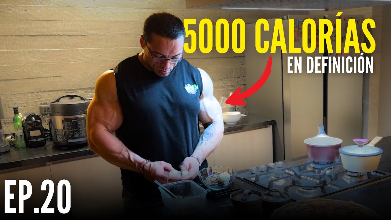 5000 CALORÍAS EN DEFINICIÓN… así es ser culturista de +100kg | #Undeniable Ep. 20