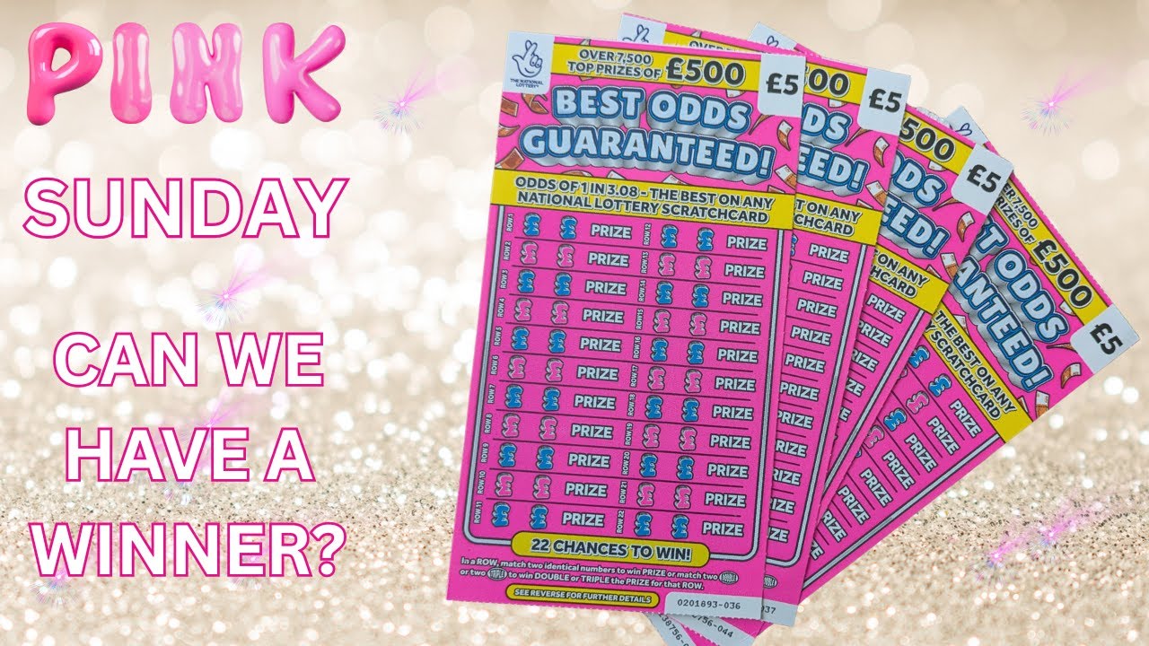 Розовое воскресенье возвращается!!! Скретч-карты от Национальной лотереи Великобритании.